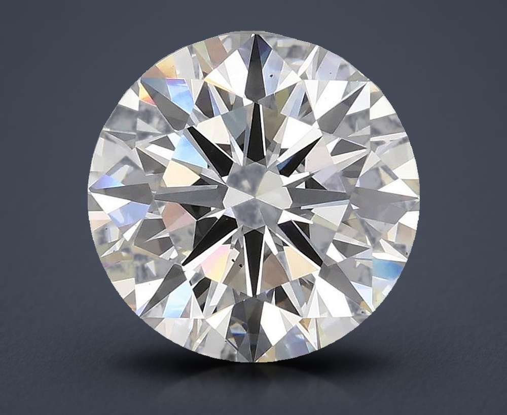 3.80 Carat Round Lab Diamond