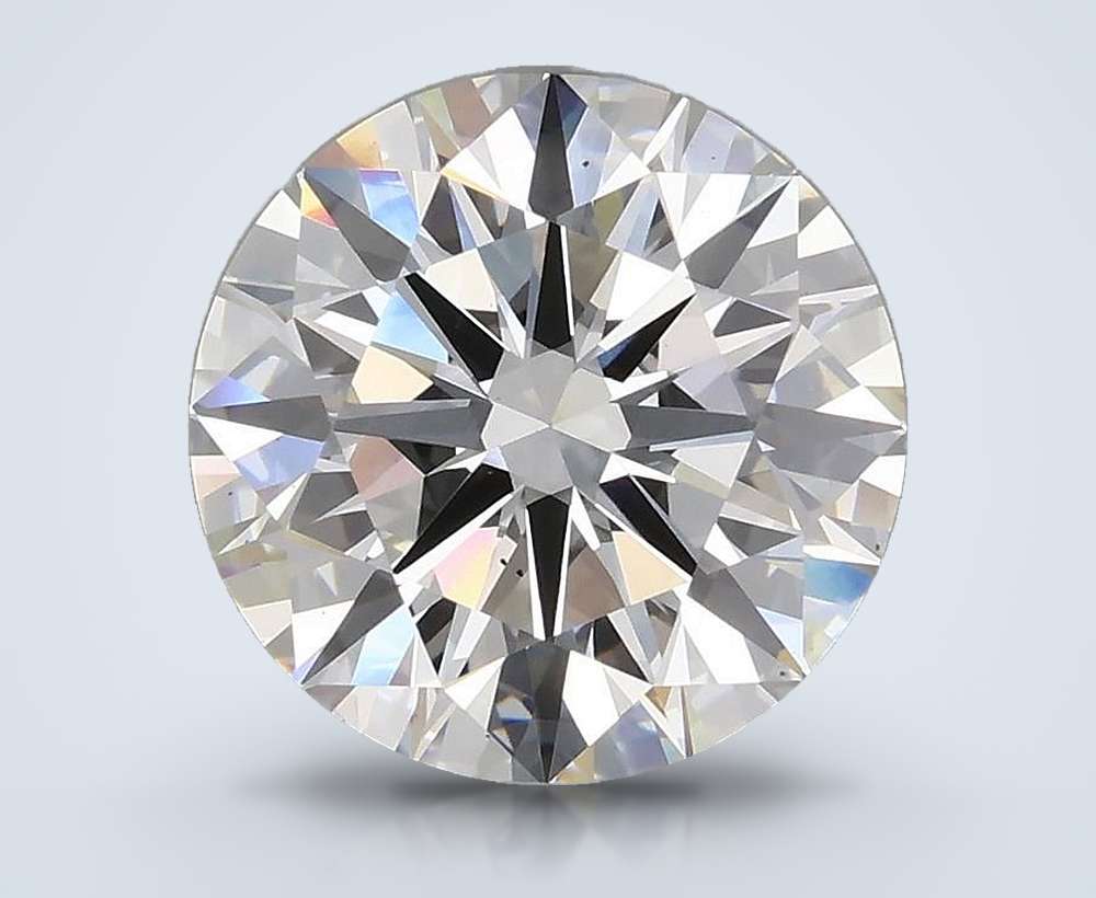 3.80 Carat Round Lab Diamond