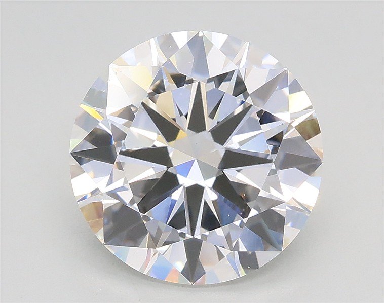 3.04ct E VS1 Excellent Cut Round Lab Grown Diamond