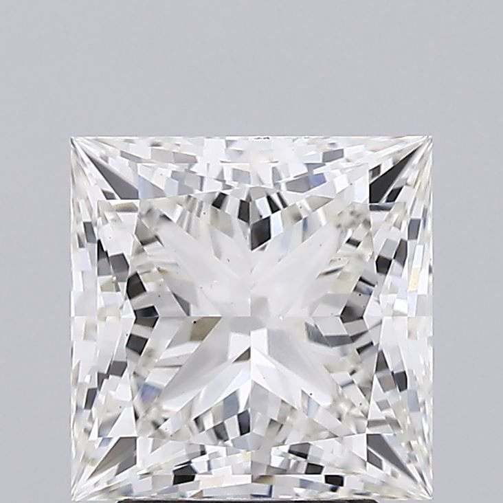 3.45ct H VS1 Rare Carat Ideal Cut Princess Lab Grown Diamond