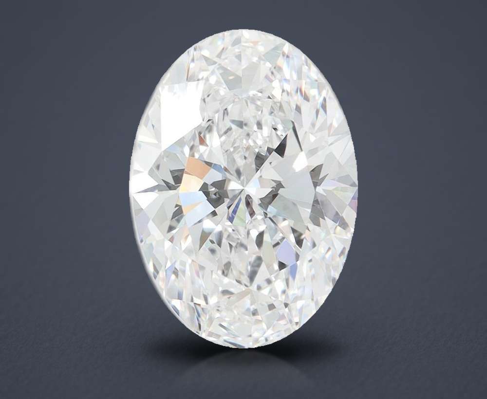 3.92 Carat Oval Lab Diamond