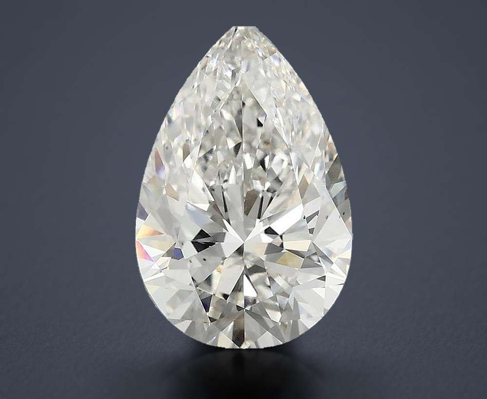 2.98 Carat Pear Lab Diamond