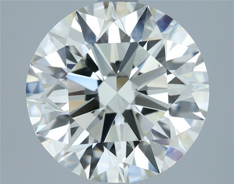 3.21ct I VVS1 Rare Carat Ideal Cut Round Diamond