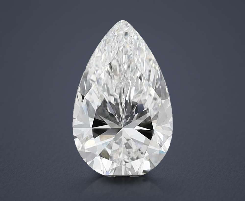 4.00 Carat Pear Lab Diamond
