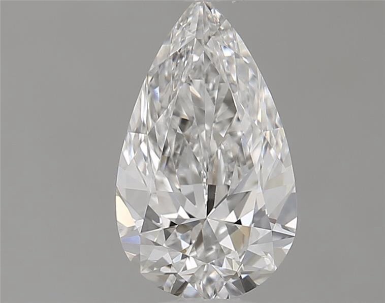 0.63ct E VVS2 Rare Carat Ideal Cut Pear Lab Grown Diamond