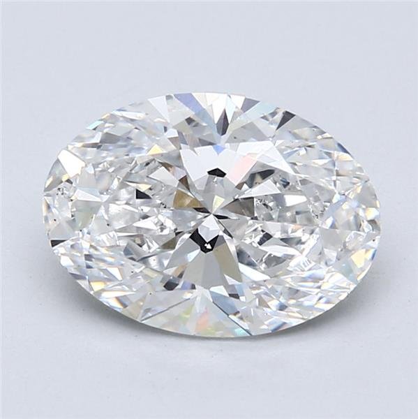 3.05ct D VS2 Rare Carat Ideal Cut Oval Lab Grown Diamond