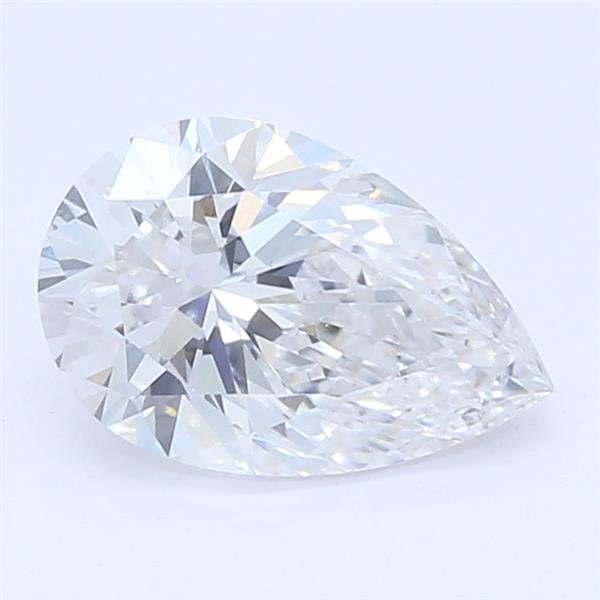 0.59ct E VS2 Rare Carat Ideal Cut Pear Lab Grown Diamond