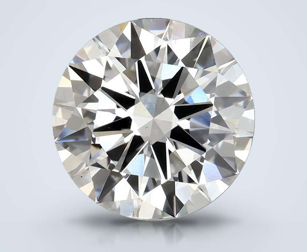 3.88 Carat Round Lab Diamond