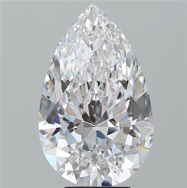 6.25ct D VVS1 Rare Carat Ideal Cut Pear Diamond