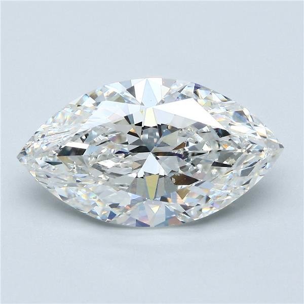 5.01ct G VS2 Rare Carat Ideal Cut Marquise Diamond