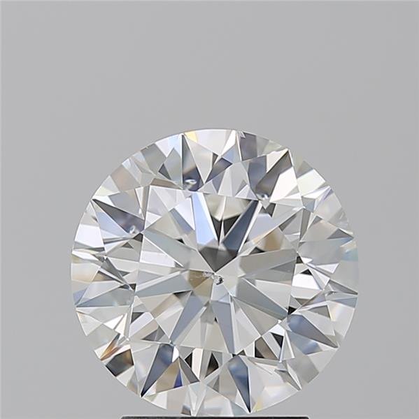 2.86ct G SI1 Rare Carat Ideal Cut Round Diamond