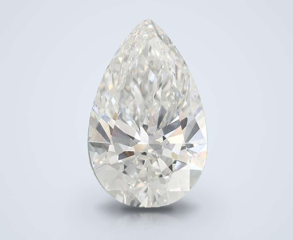 8.08 Carat Pear Lab Diamond