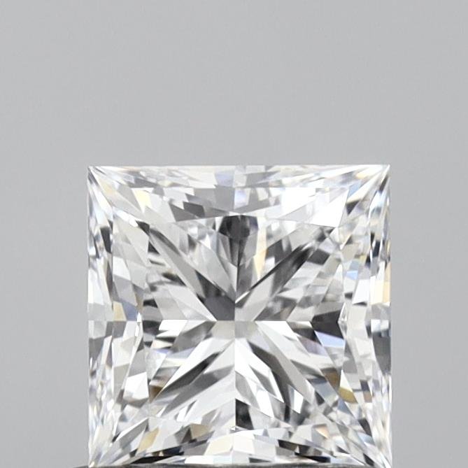0.82ct D VVS2 Very Good Cut Princess Lab Grown Diamond