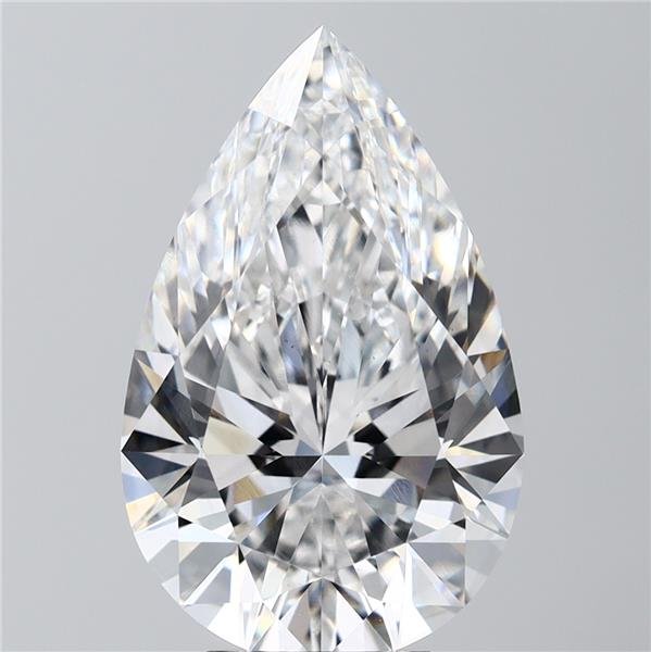 6.09 Carat Pear Lab Diamond