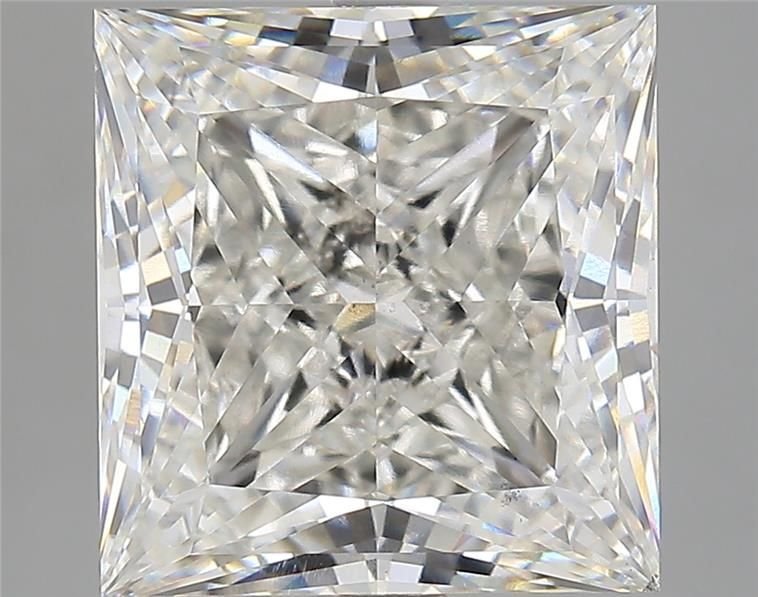 6.89ct H VS2 Rare Carat Ideal Cut Princess Lab Grown Diamond