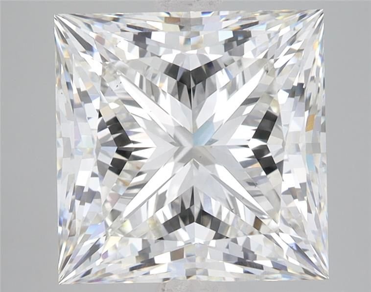 6.05ct G VS1 Rare Carat Ideal Cut Princess Lab Grown Diamond