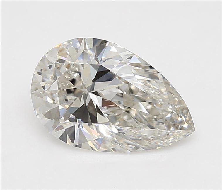 3.29ct H VS1 Rare Carat Ideal Cut Pear Lab Grown Diamond