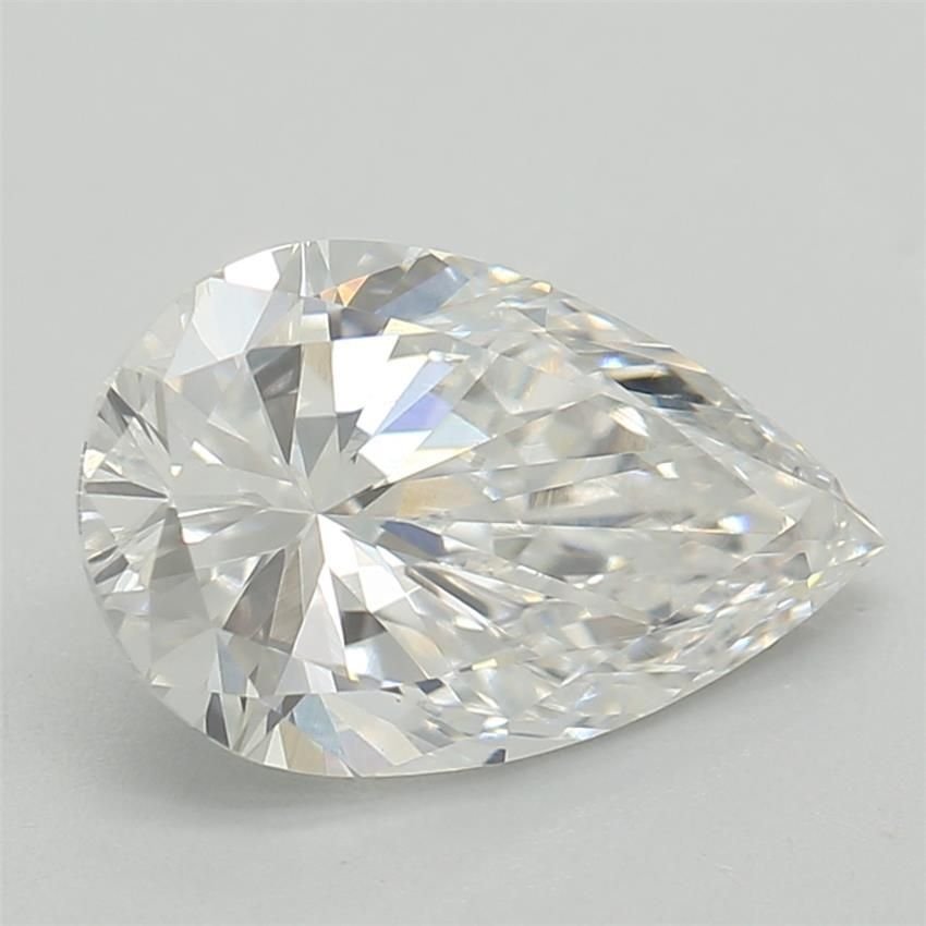 1.00ct E VVS2 Very Good Cut Pear Lab Grown Diamond
