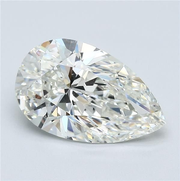 3.99ct I VVS2 Very Good Cut Pear Diamond