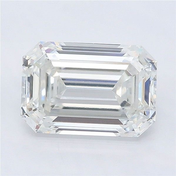 2.59ct F VVS2 Rare Carat Ideal Cut Emerald Lab Grown Diamond