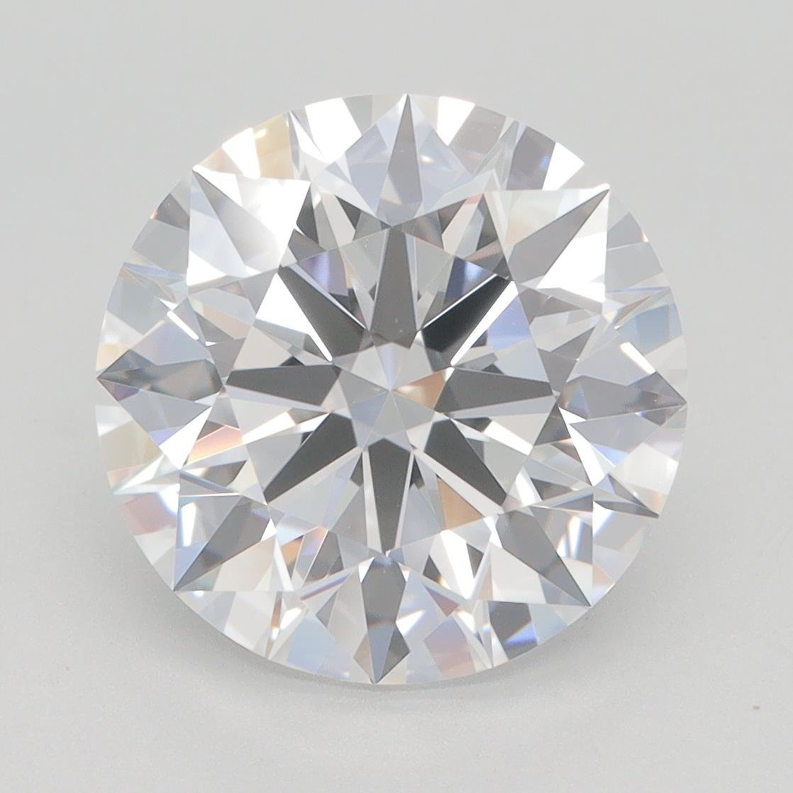 5.01ct E VVS2 Rare Carat Ideal Cut Round Lab Grown Diamond