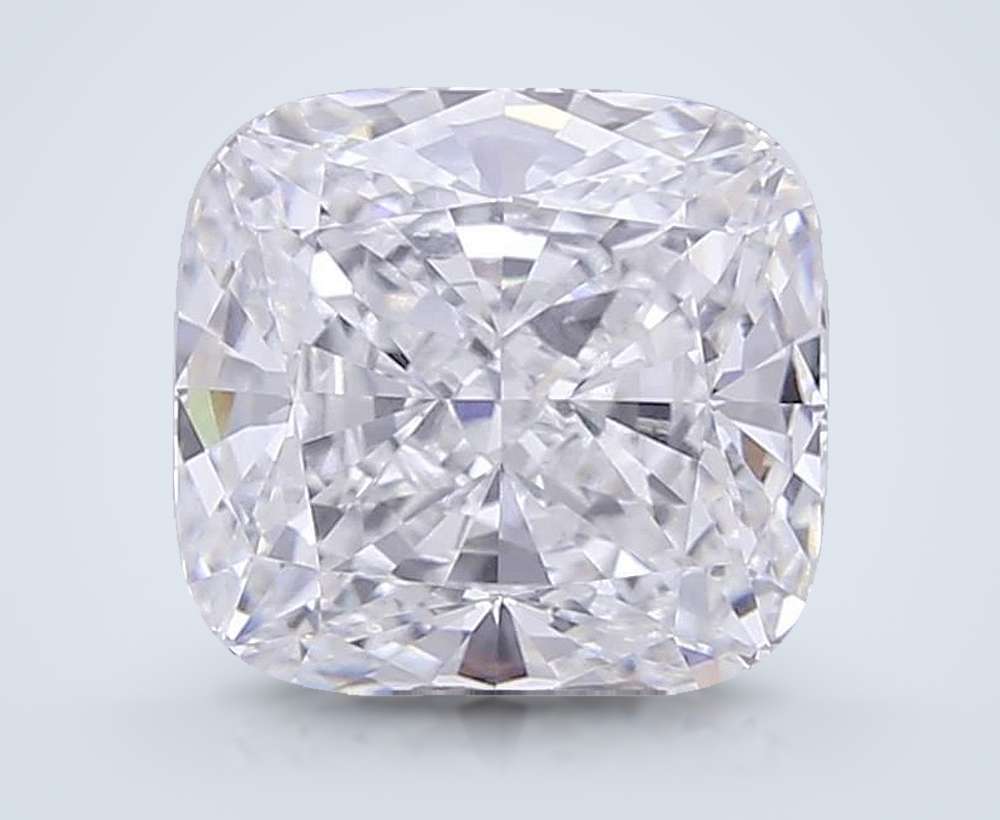 6.53 Carat Cushion Lab Diamond