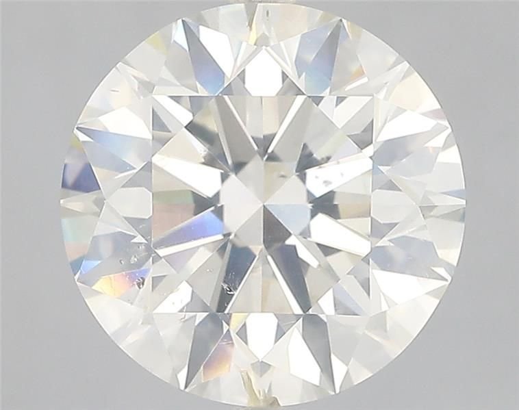 5.11ct K SI2 Rare Carat Ideal Cut Round Diamond