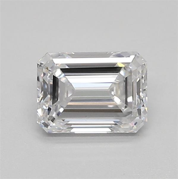 0.67ct D VVS2 Excellent Cut Emerald Lab Grown Diamond