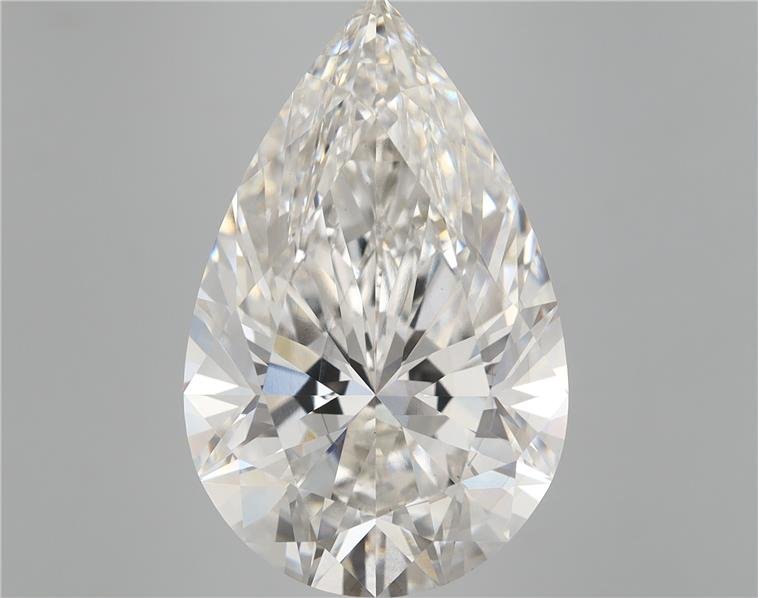 11.53ct G VS2 Rare Carat Ideal Cut Pear Lab Grown Diamond