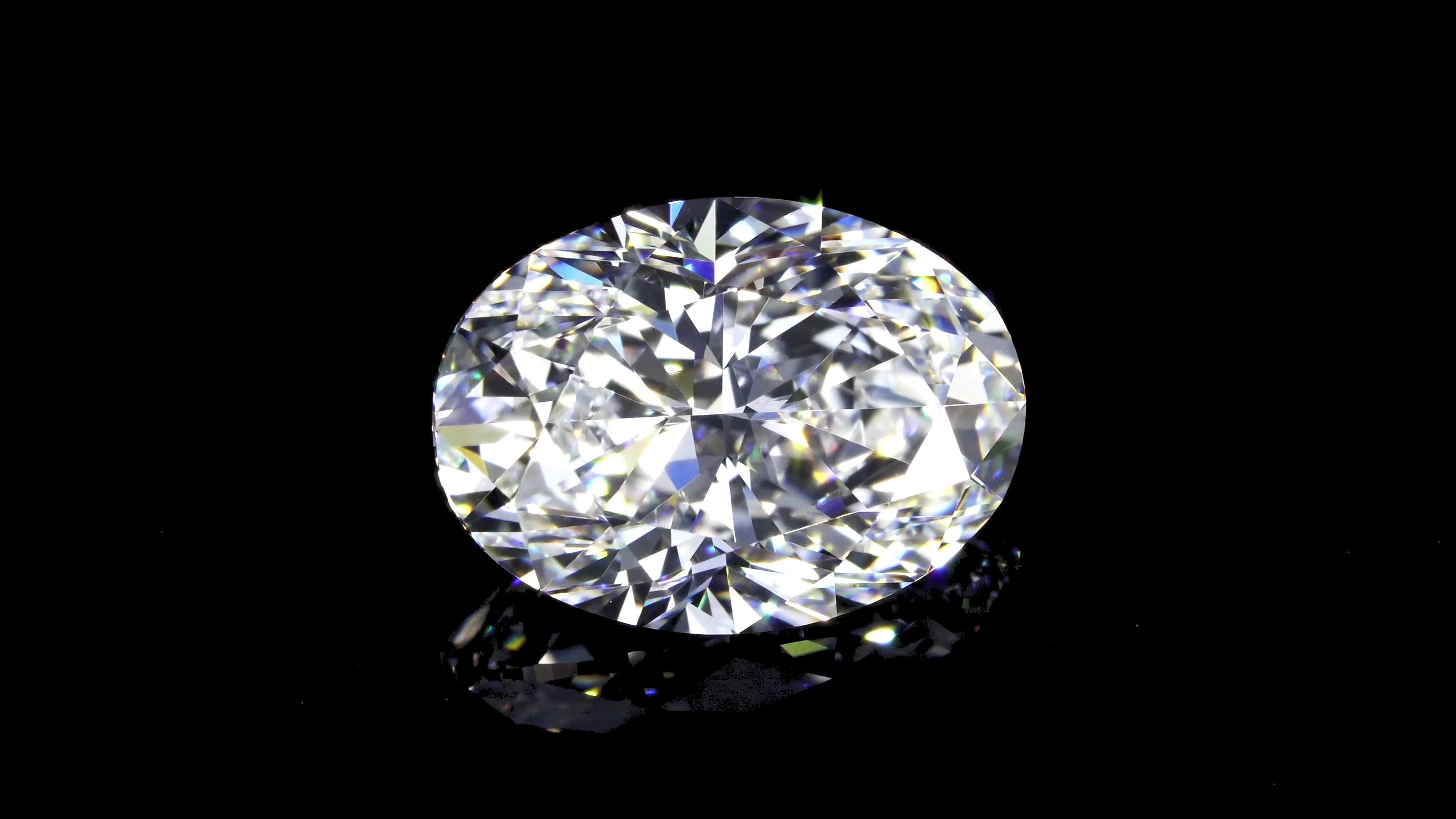 4.57 Carat Oval Natural Diamond