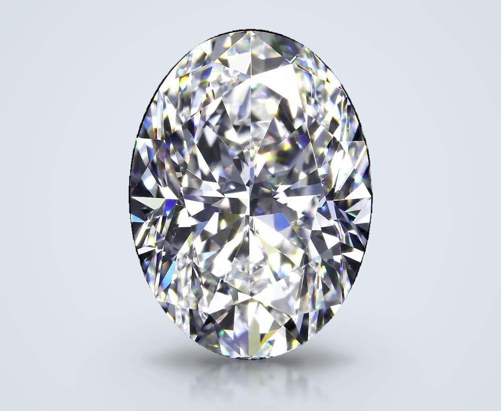 4.57 Carat Oval Natural Diamond