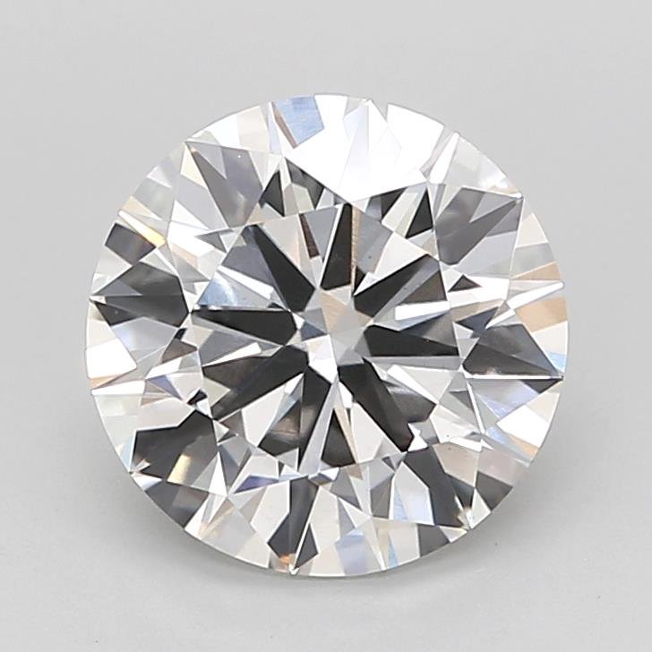 2.57ct F VS1 Excellent Cut Round Lab Grown Diamond