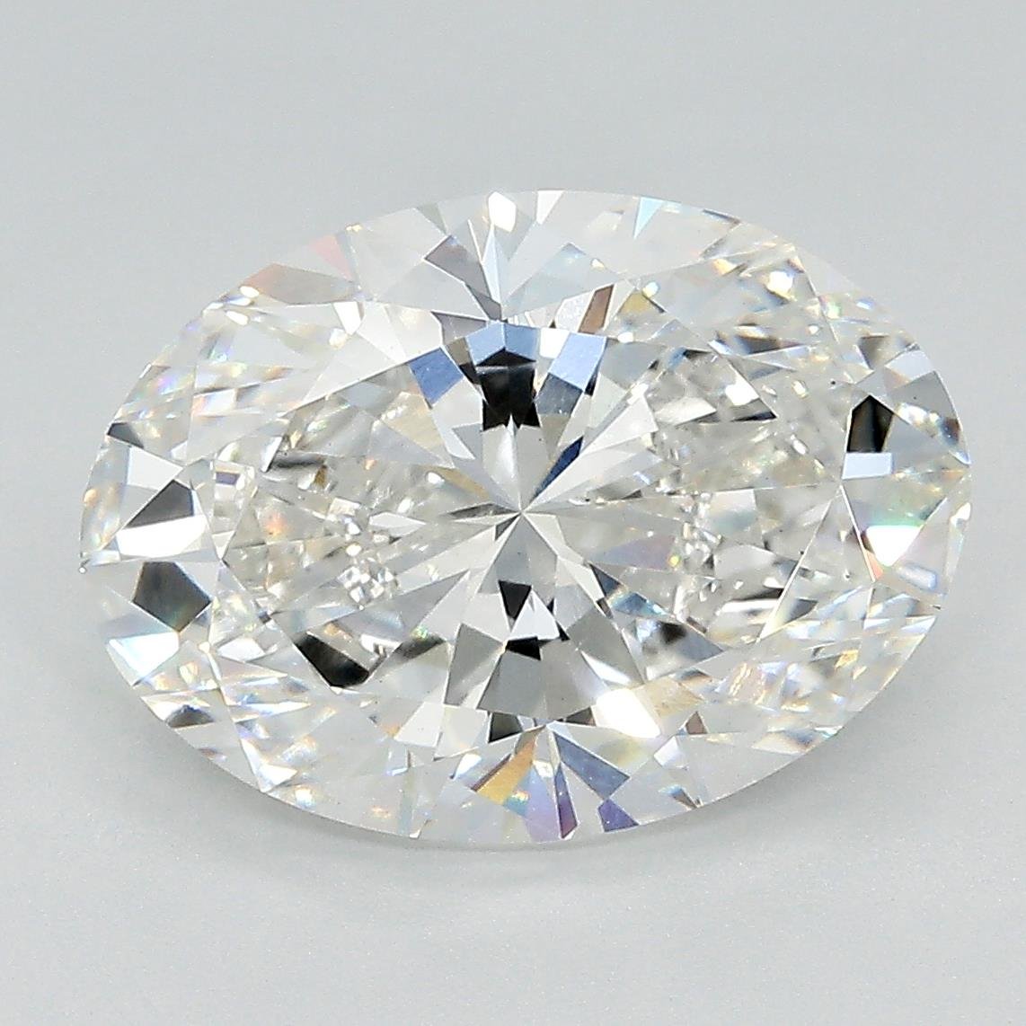 5.56ct G VS1 Rare Carat Ideal Cut Oval Lab Grown Diamond