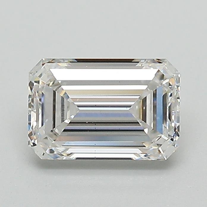 1.10ct F VS2 Rare Carat Ideal Cut Emerald Lab Grown Diamond
