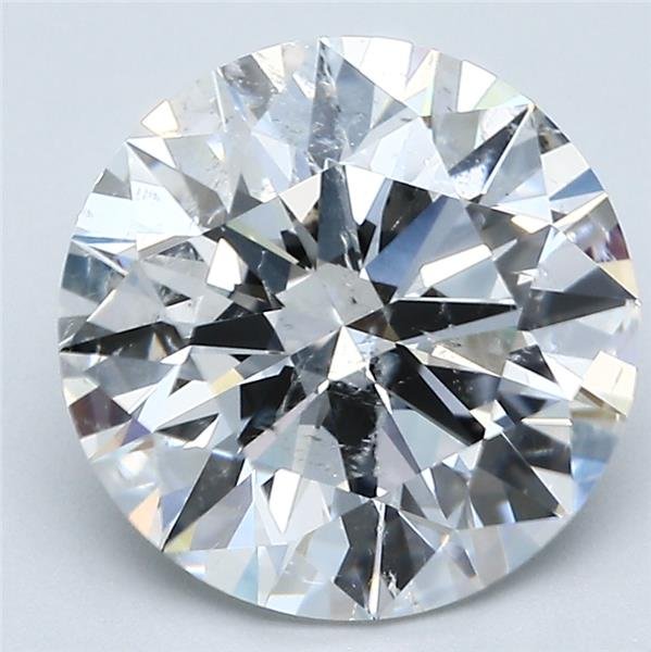 3.99ct E SI2 Rare Carat Ideal Cut Round Diamond