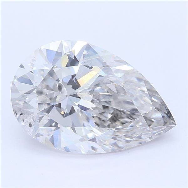 1.68ct F SI1 Rare Carat Ideal Cut Pear Lab Grown Diamond