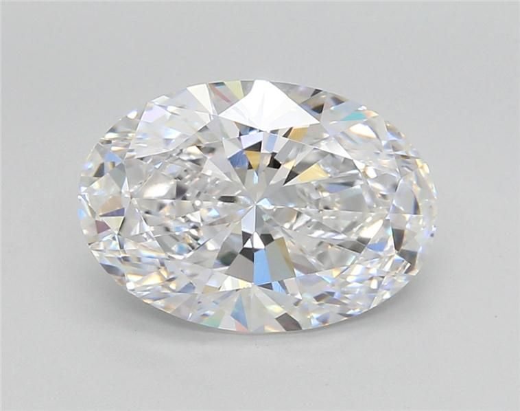3.06ct D VS1 Rare Carat Ideal Cut Oval Lab Grown Diamond