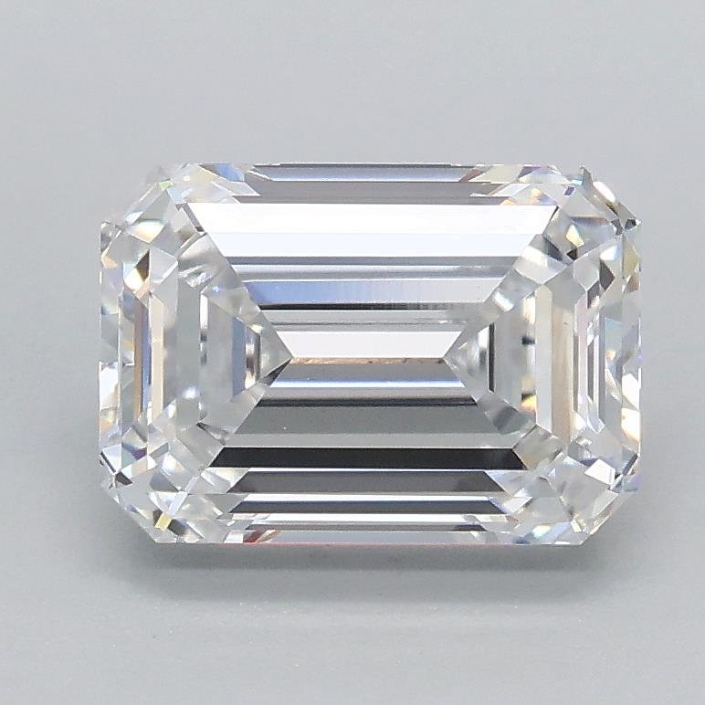 1.56ct D VVS2 Rare Carat Ideal Cut Emerald Lab Grown Diamond