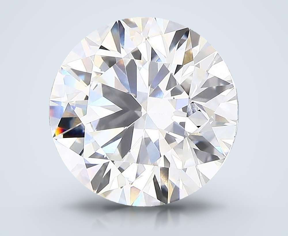 4.38 Carat Round Lab Diamond