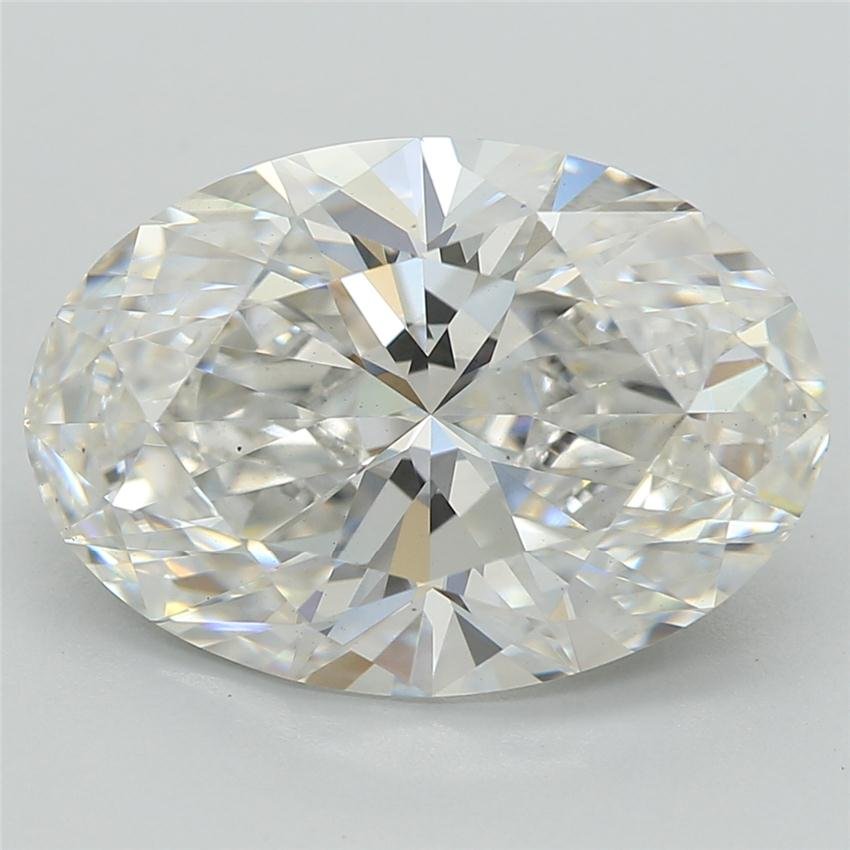 3.58ct G VS2 Rare Carat Ideal Cut Oval Lab Grown Diamond