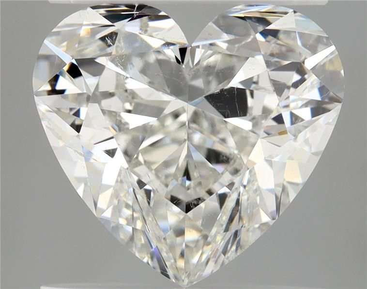 3.56ct H SI2 Rare Carat Ideal Cut Heart Diamond