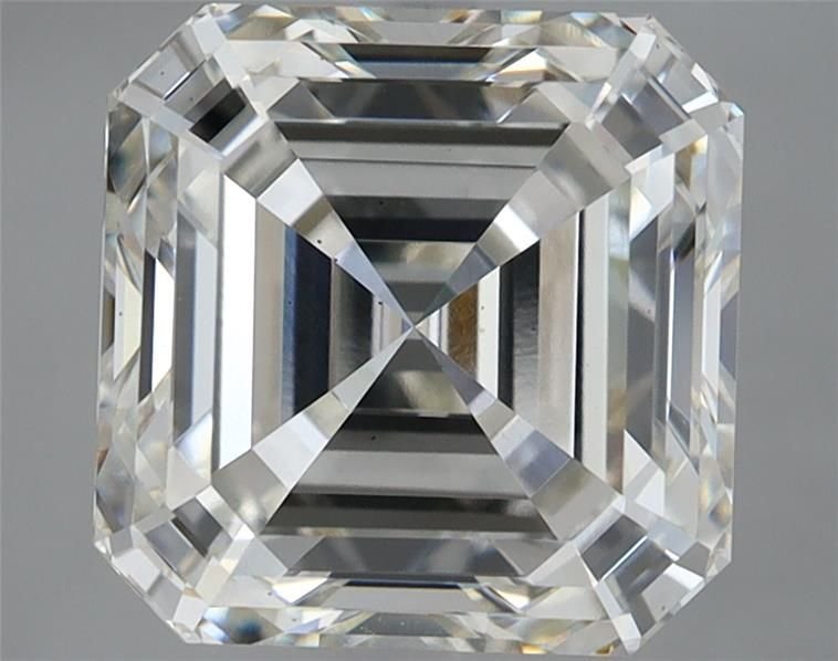 4.42ct H VS2 Excellent Cut Asscher Lab Grown Diamond