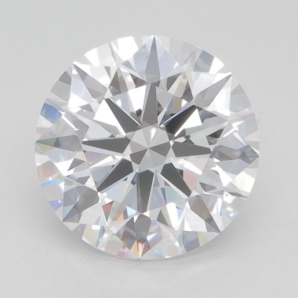 3.43ct D VVS2 Rare Carat Ideal Cut Round Lab Grown Diamond