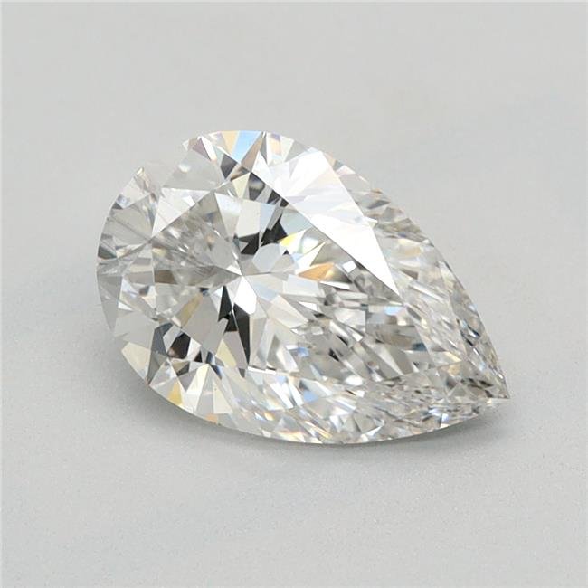 1.08ct F VS2 Rare Carat Ideal Cut Pear Lab Grown Diamond