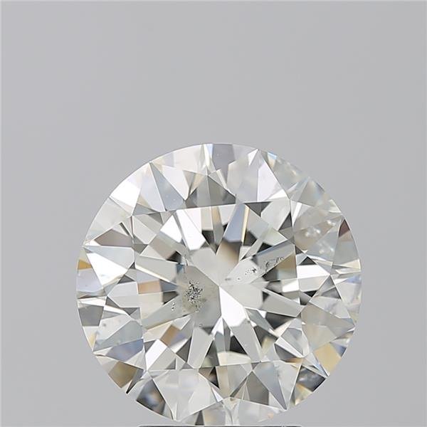 4.20ct K SI2 Rare Carat Ideal Cut Round Diamond