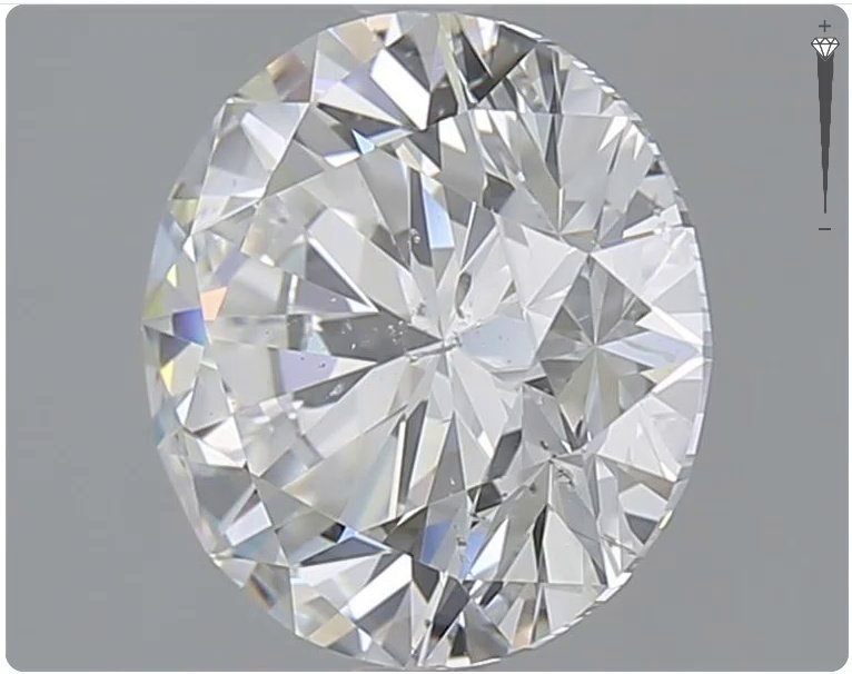 3.02 Carat Round Natural Diamond
