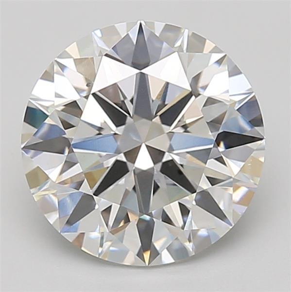 3.08ct E VS2 Rare Carat Ideal Cut Round Lab Grown Diamond
