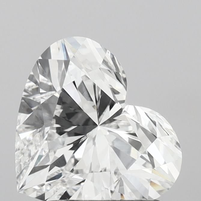 1.51ct E VS1 Rare Carat Ideal Cut Heart Lab Grown Diamond
