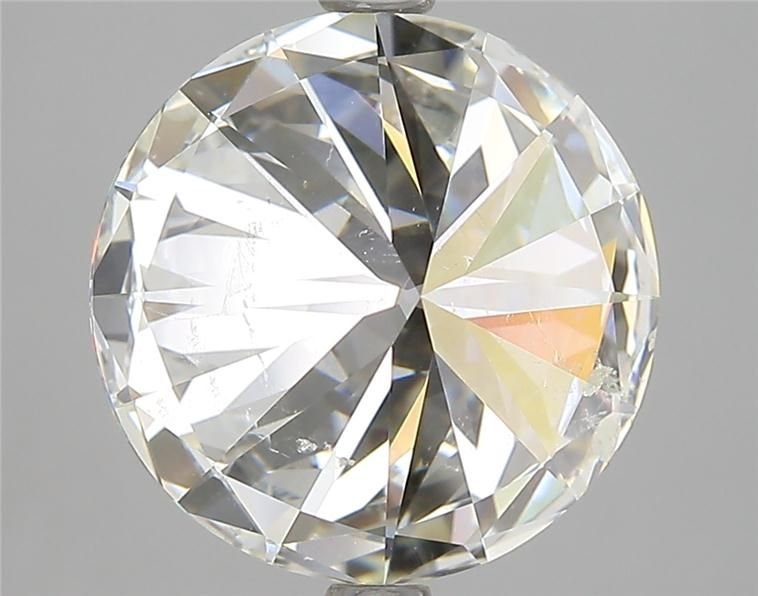 3.90ct J SI2 Excellent Cut Round Diamond