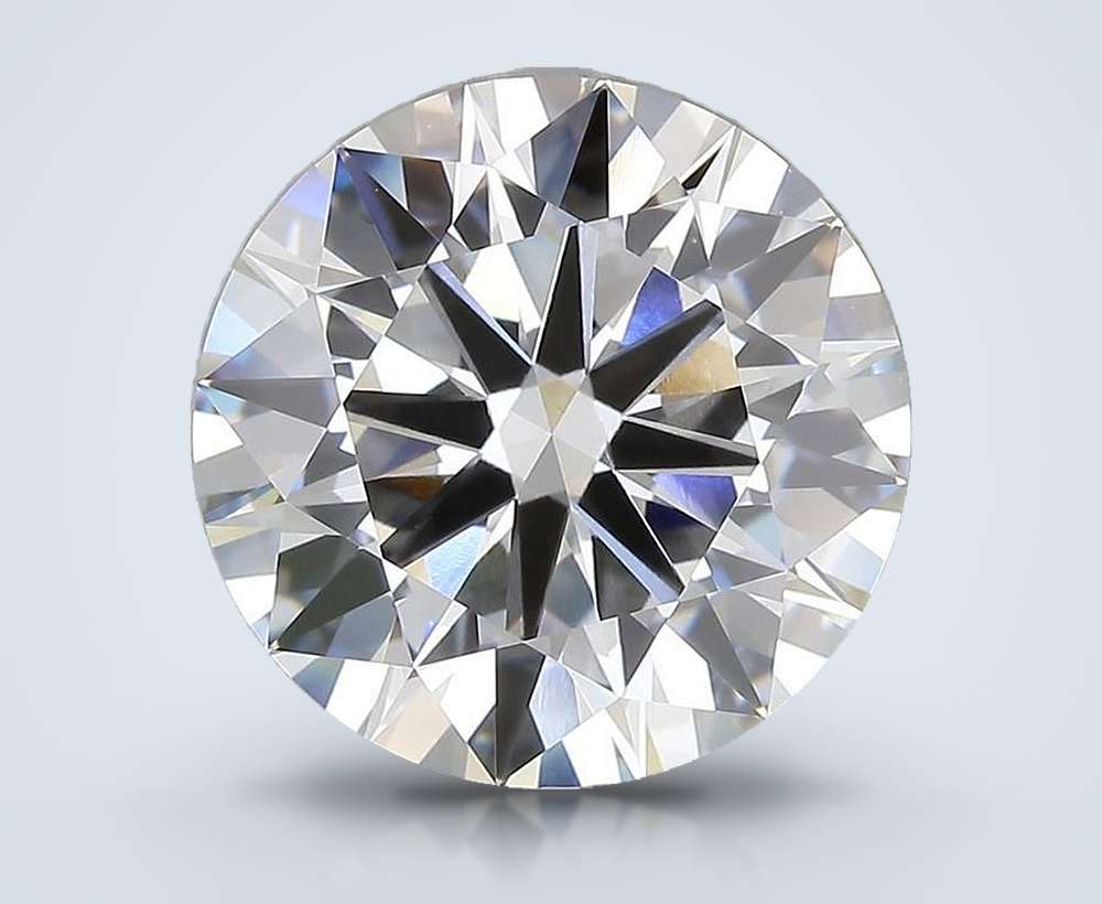 7.01 Carat Round Lab Diamond